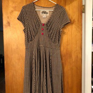 Effie's Heart Audrey Dress Checkers Print Size L